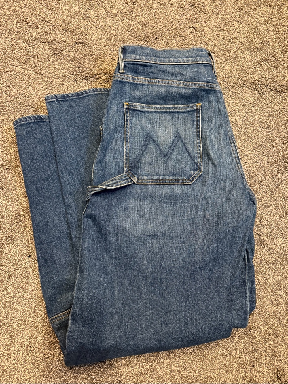 MOTHER DENIM - Lasso Utility Sneak Wide-Leg Highwaisted Jeans